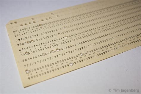 The Hollerith card was the first practical media for entering document data and processing data and was used to tabulate the results of U.S. censuses. Hollerith cards were 3.25 inches by 7.375 inches — the size adopted later by computer punched cards and why punched cards are sometimes called Hollerith cards. The arrangement and number of ...